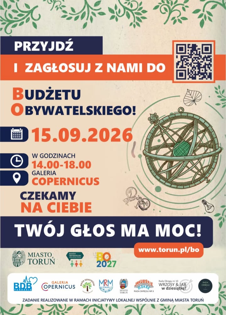 🚀 Twój głos naprawdę ma moc! 15 września zapraszamy na Plac Rotundy w Galerii Copernicus,